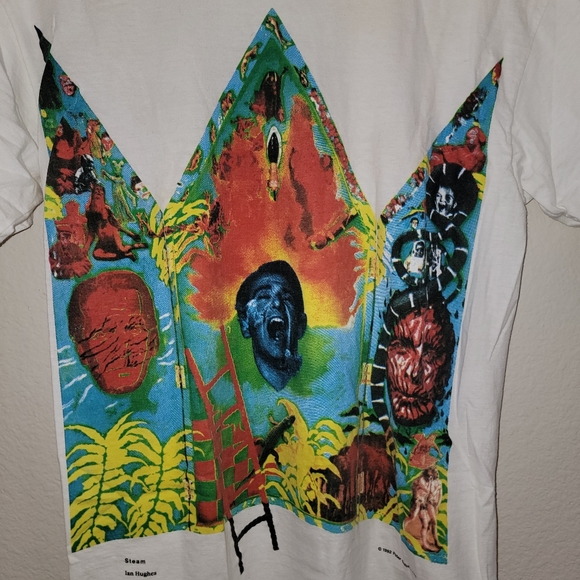 Vintage 1992 Peter Gabriel Secret World US tour shirt Large Ian Hughes Steam GEM - Picture 2 of 6